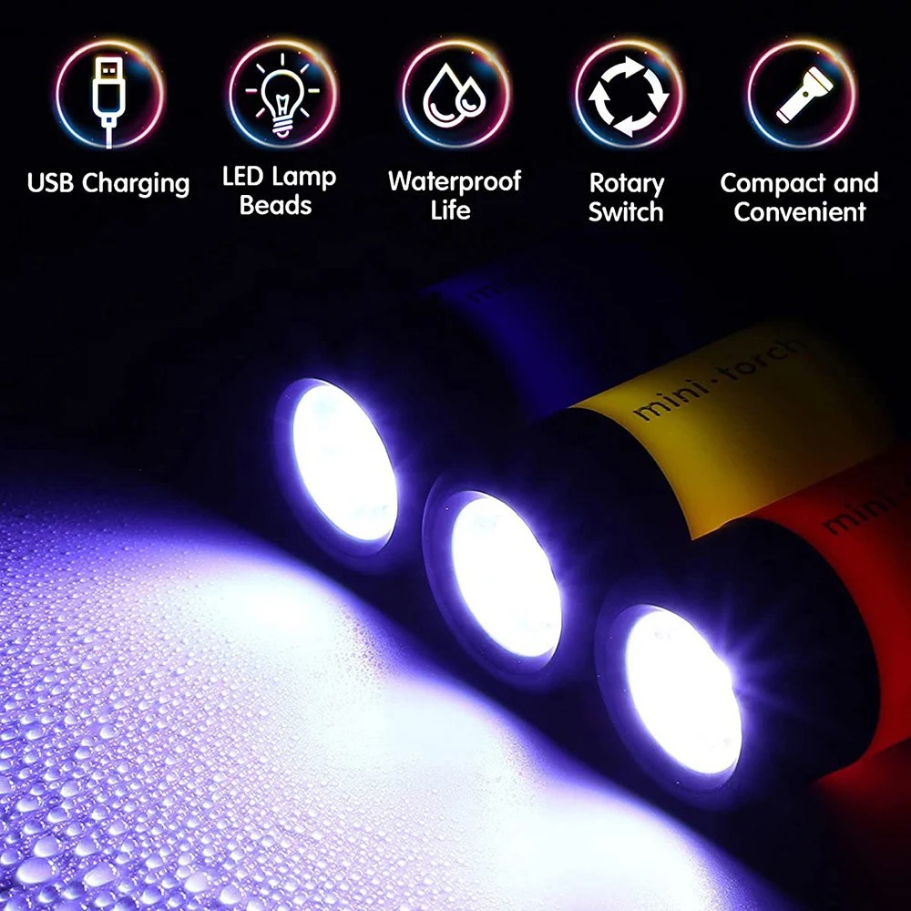 Lanterna Mini Recarregável USB - Outdoor Camping Decor avaliação e preço