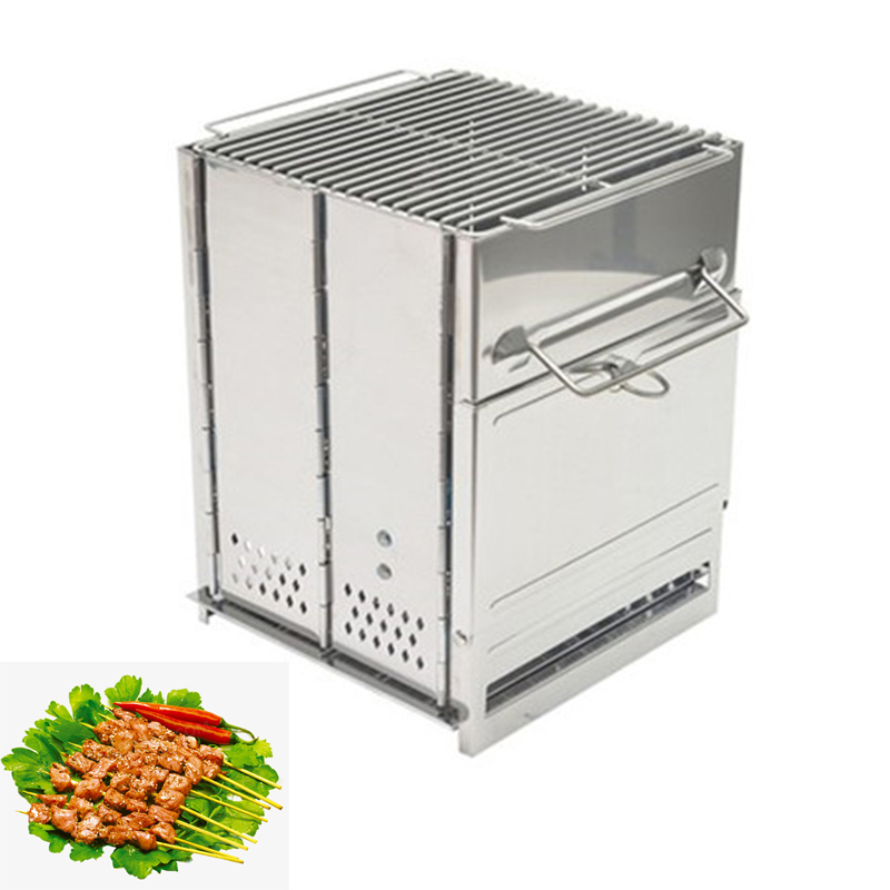 Fogão a Lenha Portátil Desmont - Outdoor Camping Cooking Equipment avaliação e preço