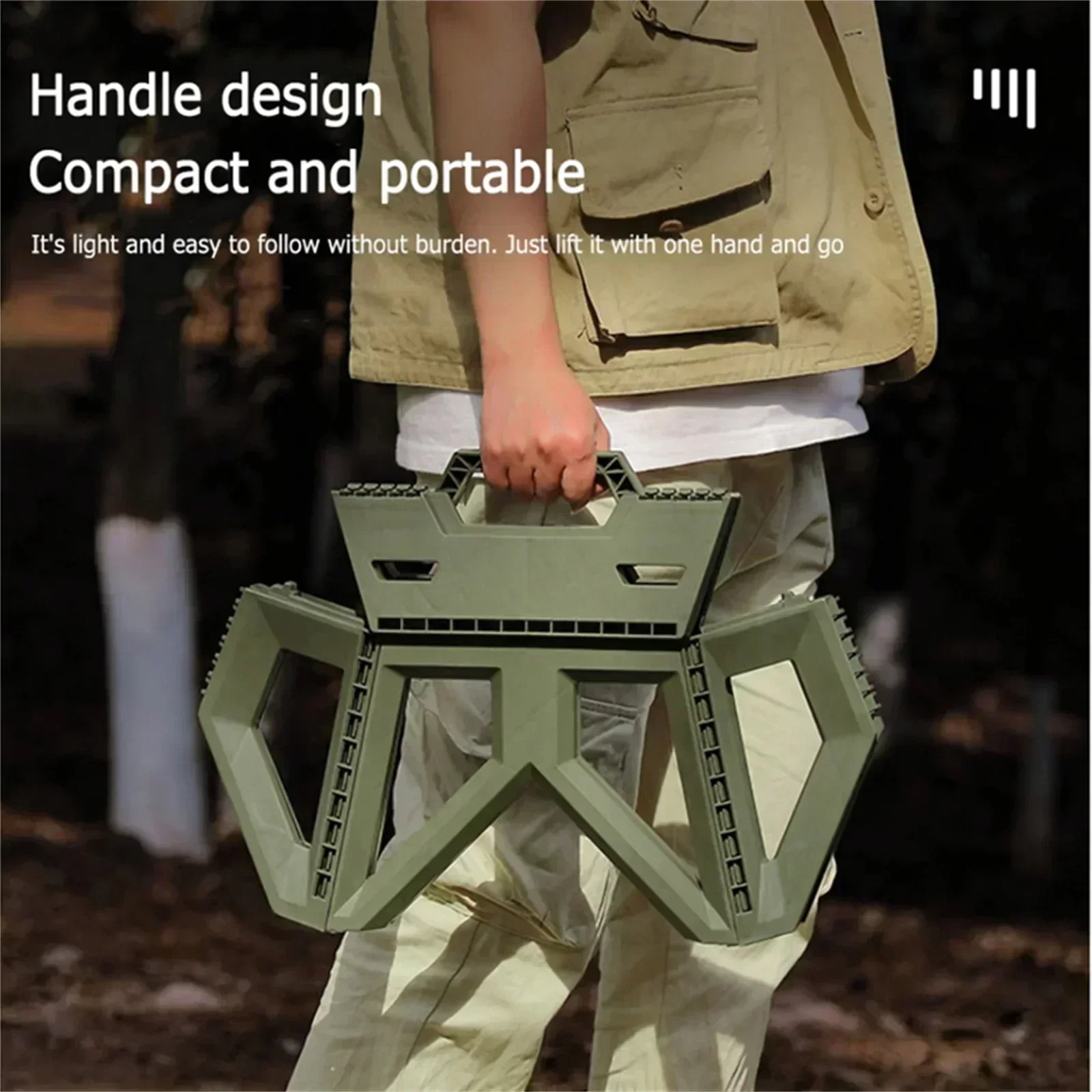 Banquinho Dobrável, Banquinho  - Outdoor Camping High Chair avaliação e preço