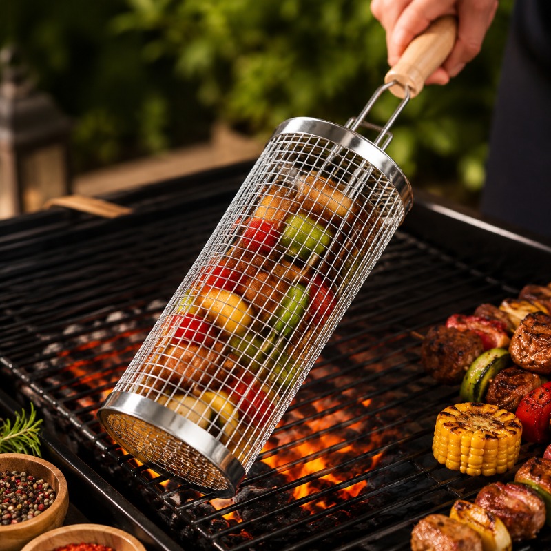 Conjunto de Cestas Redondas pa - Outdoor Camping Cooking Set avaliação e preço