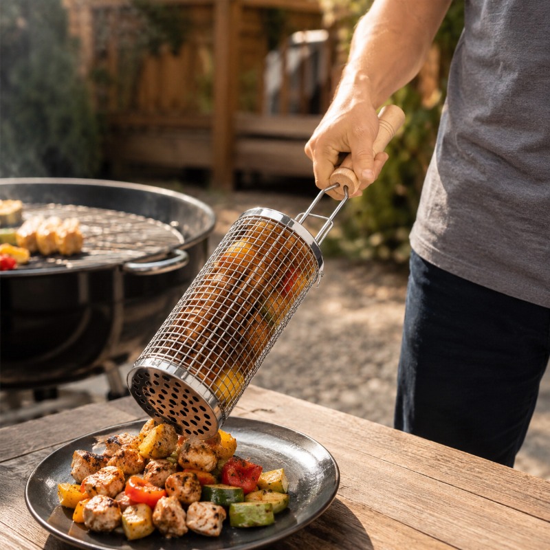 Conjunto de Cestas Redondas pa - Outdoor Camping Cooking Set avaliação e preço