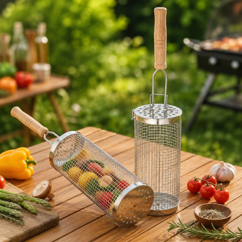 Conjunto de Cestas Redondas pa - Outdoor Camping Cooking Set avaliação e preço