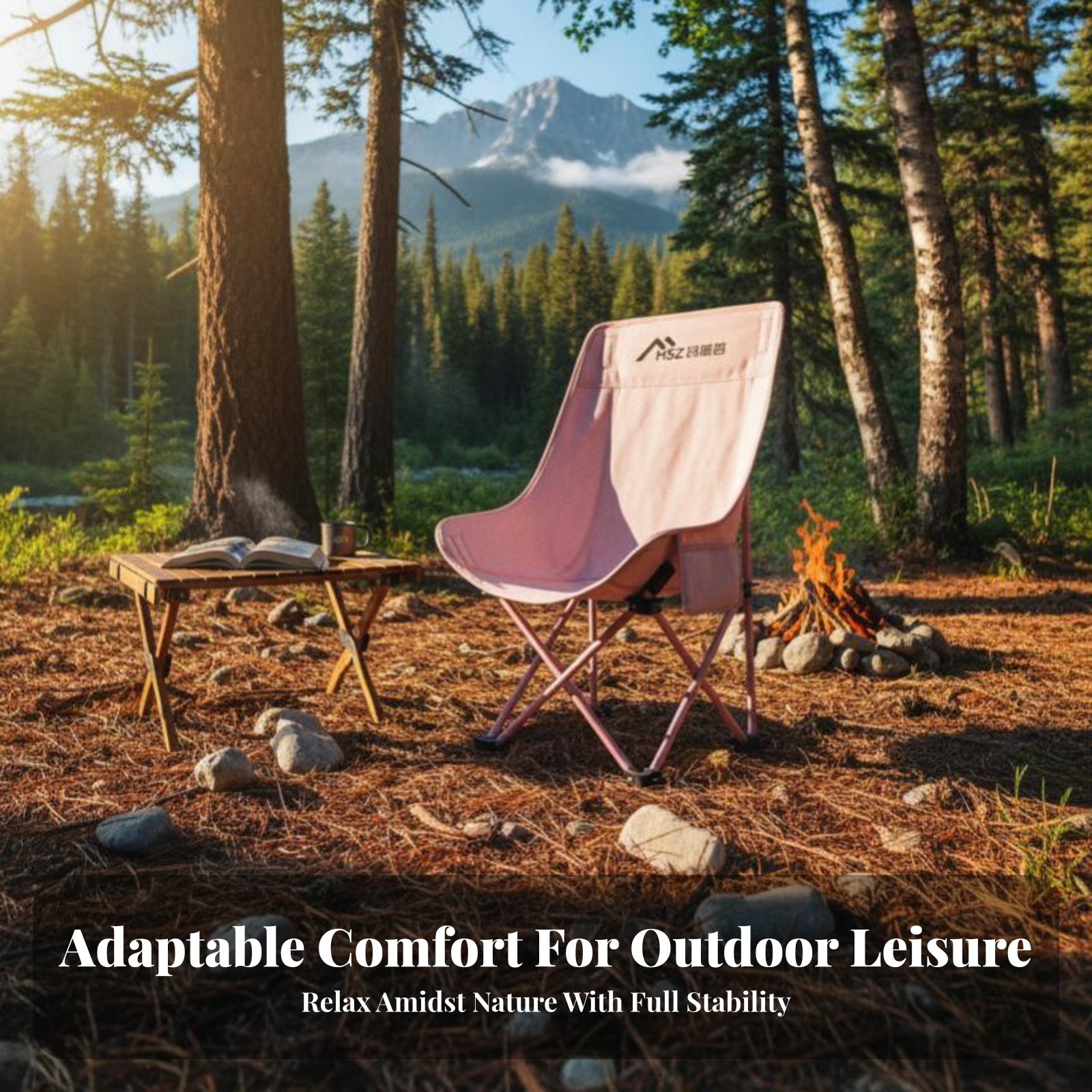 Cadeira Dobrável de Malha com  - Outdoor Camping High Chair avaliação e preço