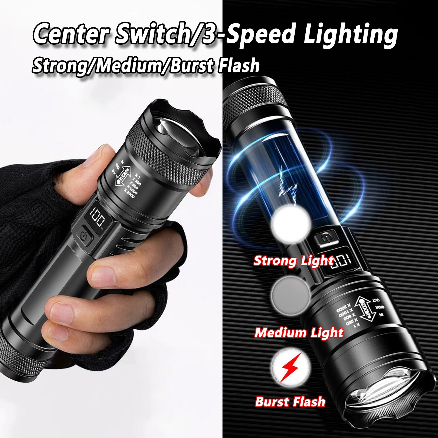 Lanterna led ultra brilhante 2 - Outdoor Camping Decor avaliação e preço