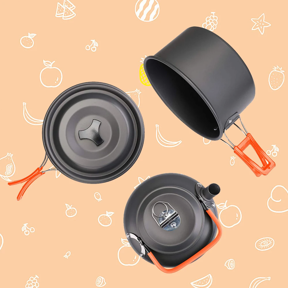 Kit de Utensílios de Cozinha p - Outdoor Camping Cooking Set avaliação e preço